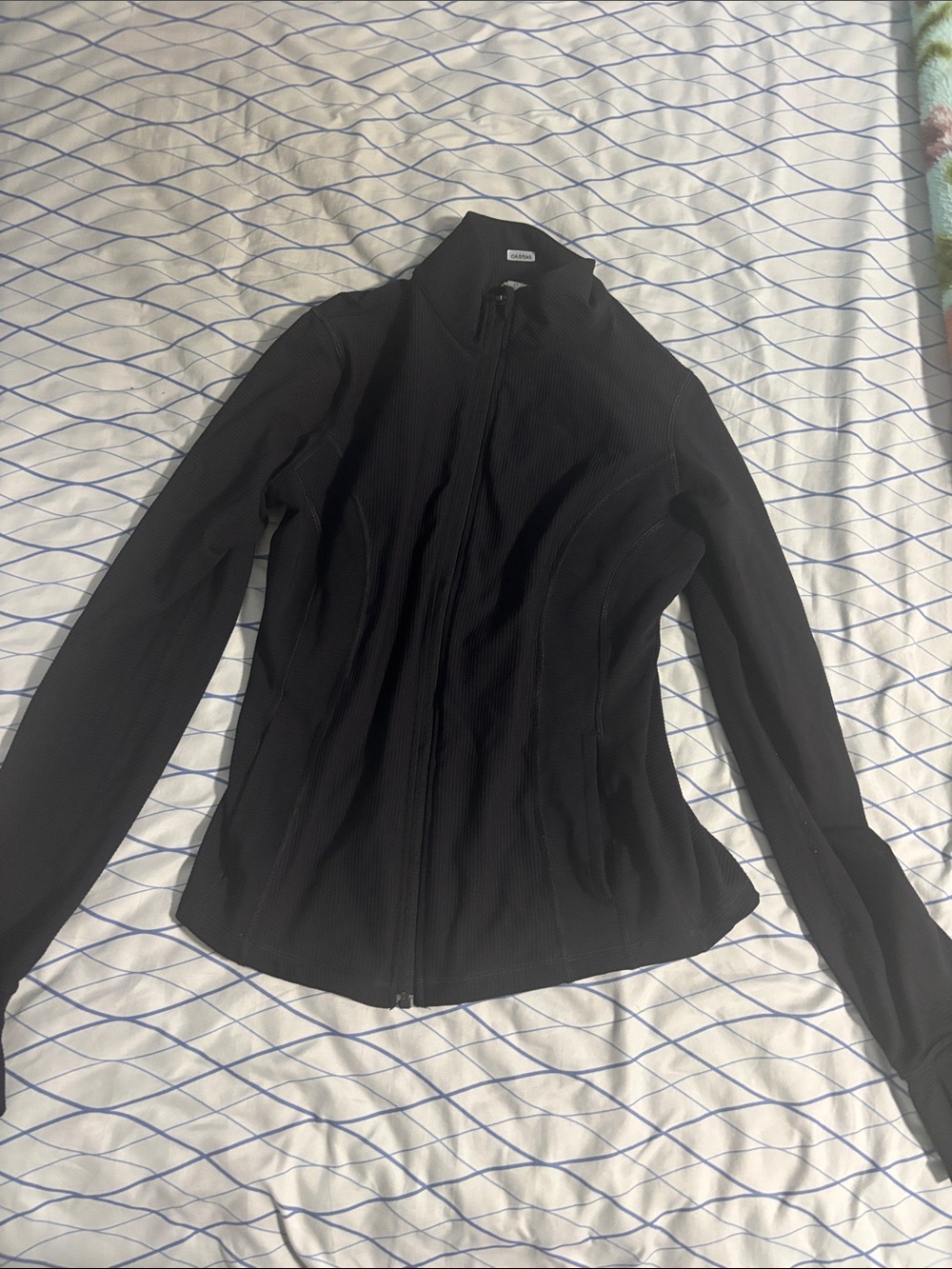 Black Women’s Zip-Front Lightweight Jacket - Brand: lululemon athletica